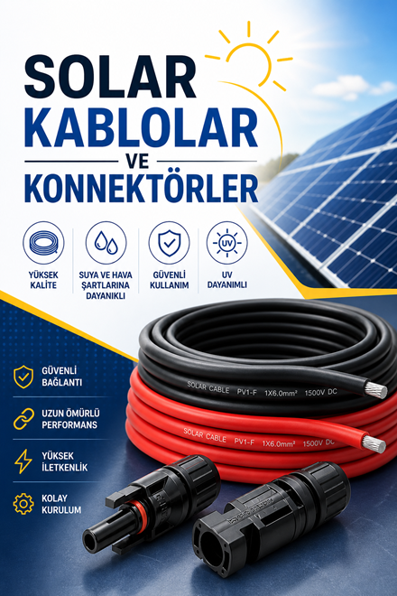 Solar Kablolar ve Konnektörler