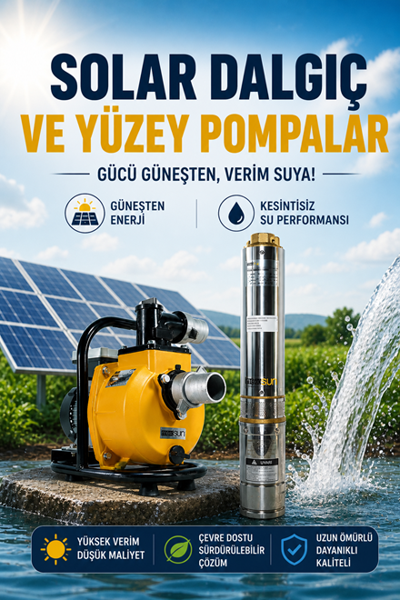 Solar Dalgıç ve Yüzey Pompalar